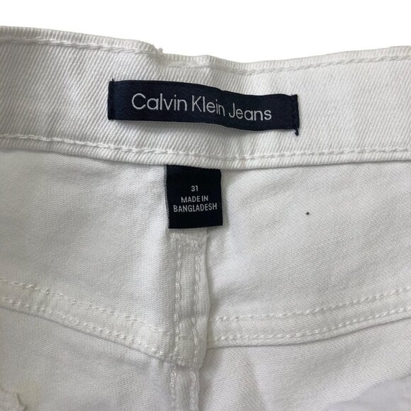$59 Calvin Klein Jeans Women's High-Rise Roll-Cuff Shorts size 31 nwt - Picture 7 of 7
